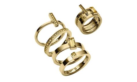 michael kors nose ring|Michael Kors stackable rings.